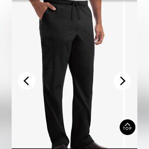 UA Advantage STRETCH Men's 5-Pocket Cargo‎ Scrub Pants Black L NWT in packaging